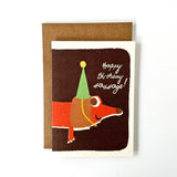 Happy Birthday Sausage Greeting Card