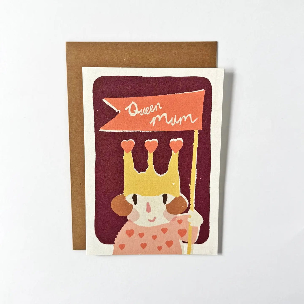 Queen Mum Greeting Card
