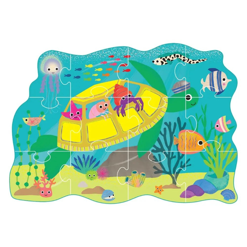 Shaped Jigsaw Puzzle 12 Piece - Ocean