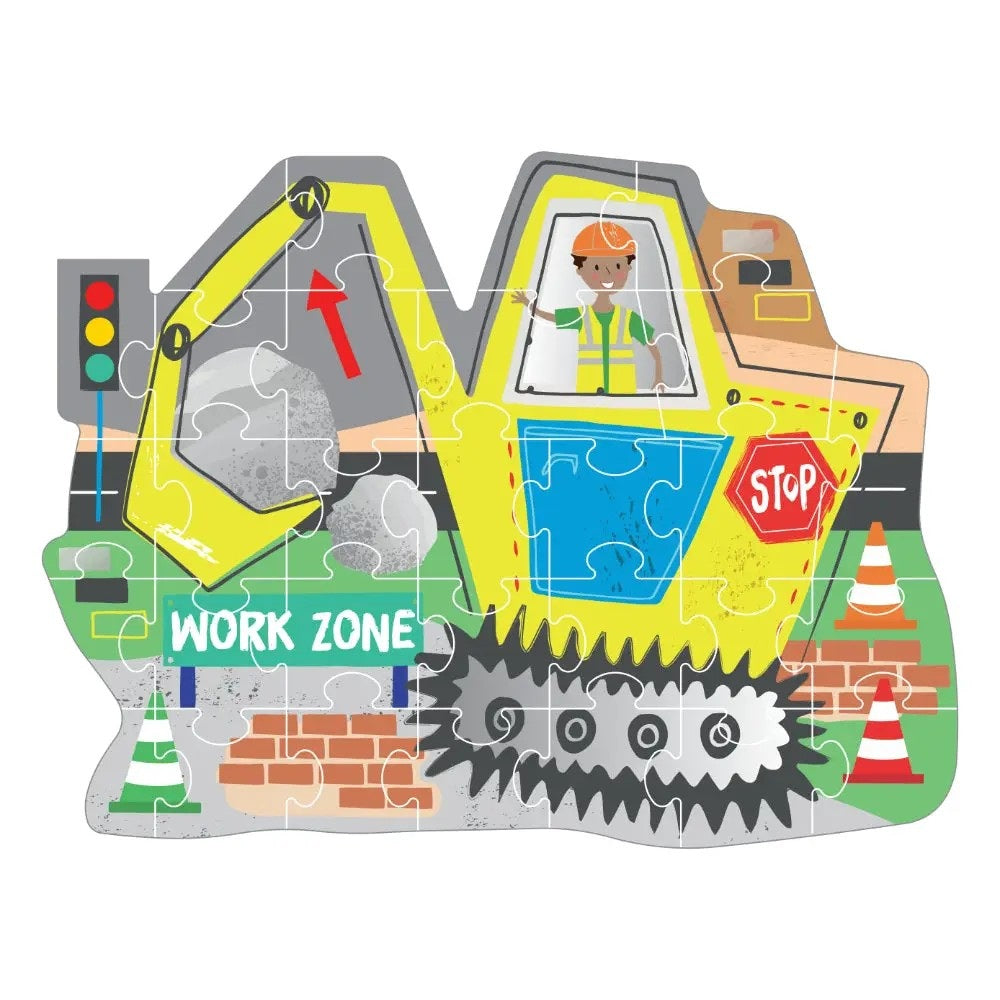 Shaped Jigsaw Puzzle 30 Piece - Construction