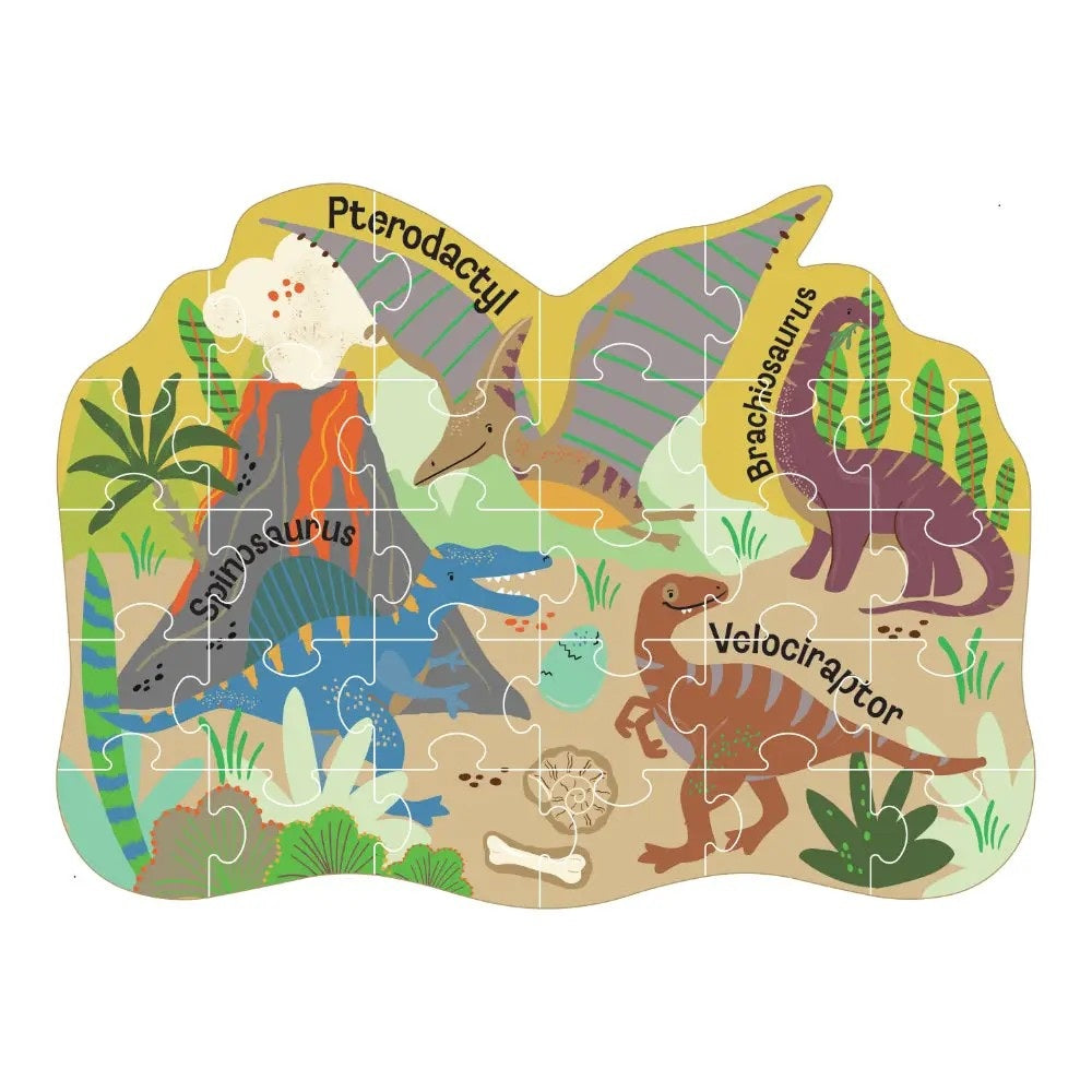 Shaped Jigsaw Puzzle 30 Piece - Dinosaur