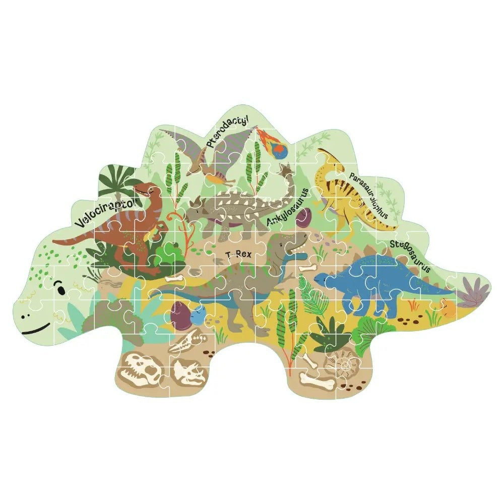 Shaped Jigsaw Puzzle 60 Piece - Dinosaur