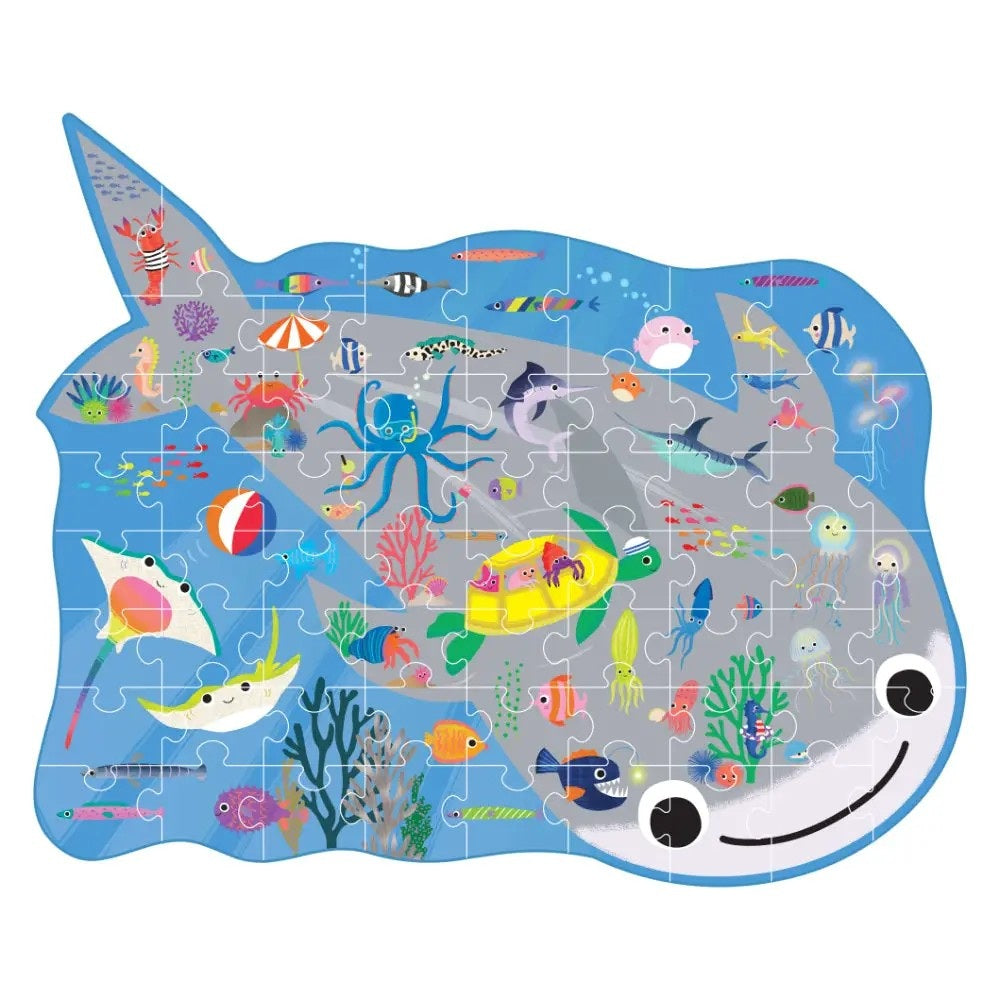 Shaped Jigsaw Puzzle 60 Piece - Ocean
