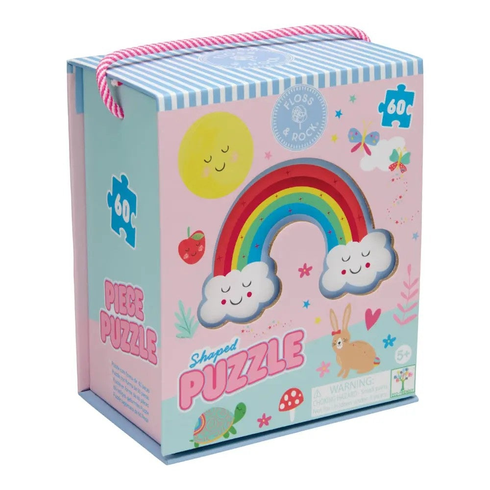 Shaped Jigsaw Puzzle 60 Piece - Rainbow Fairy