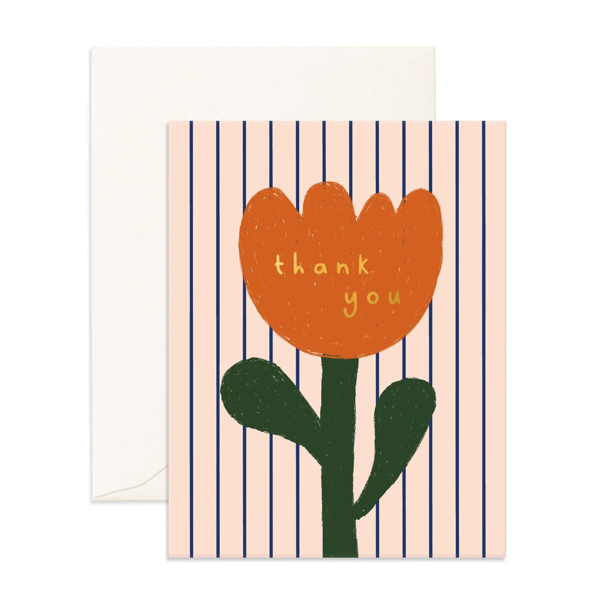 Thank You Tulip Greeting Card