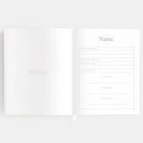Baby Book - Coffee Stripe