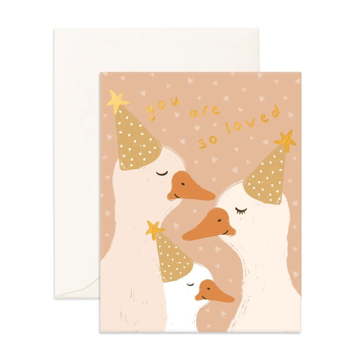 Birthday Duck Family Greeting Card