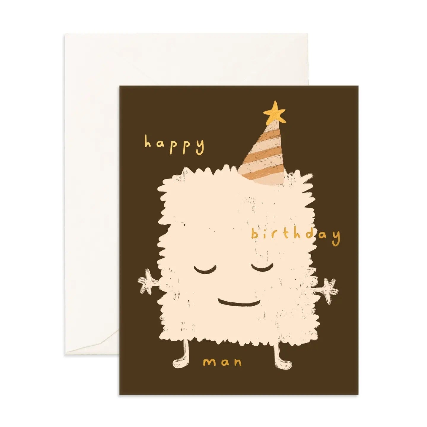 Little Monster Man Greeting Card