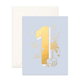 No.1 Animals Greeting Card
