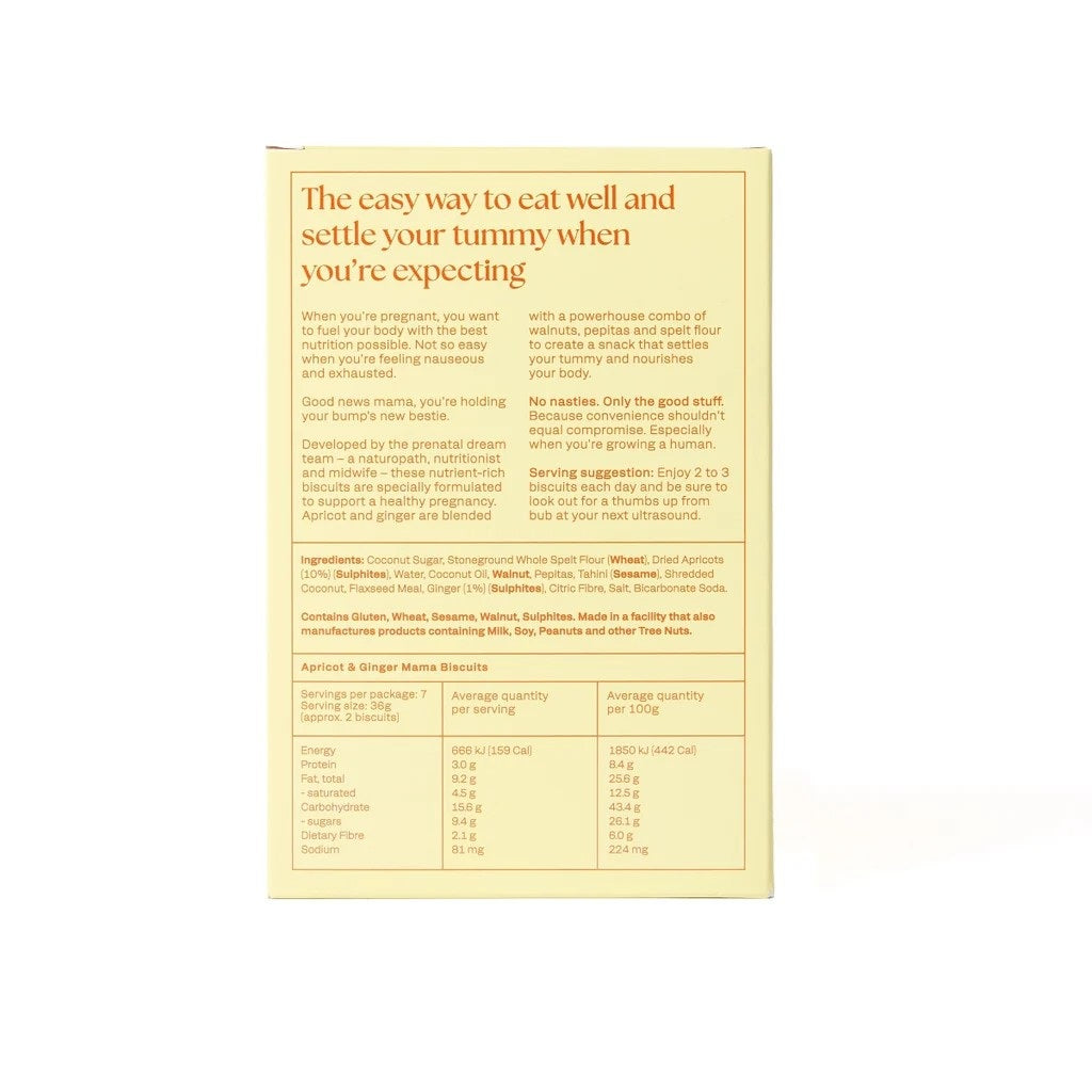 Apricot & Ginger Mama Biscuits (Pregnancy)