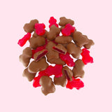 Chocolate Coated Raspberry Frogs 130g