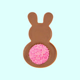 Milk Chocolate Bunny With Pink Tail