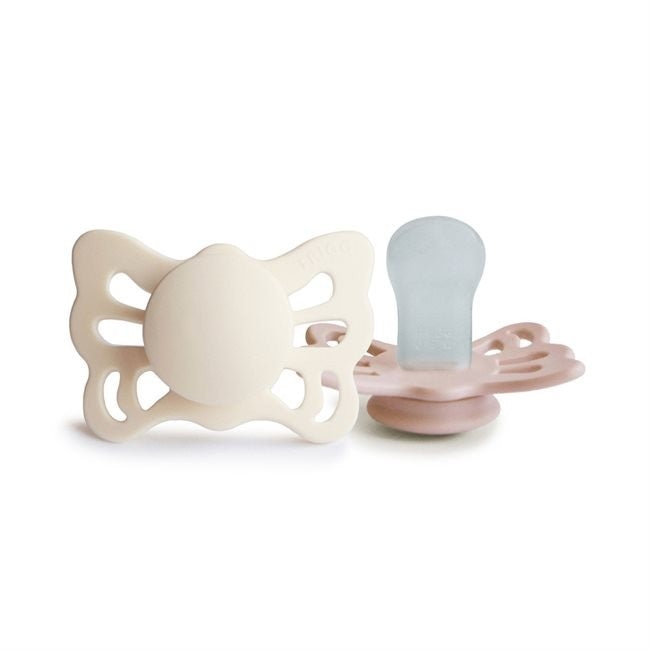 Butterfly Silicone Dummies (Cream & Blush)