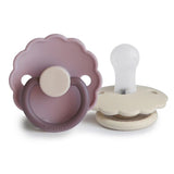 Daisy Silicone Dummies (Lavender & Cream)