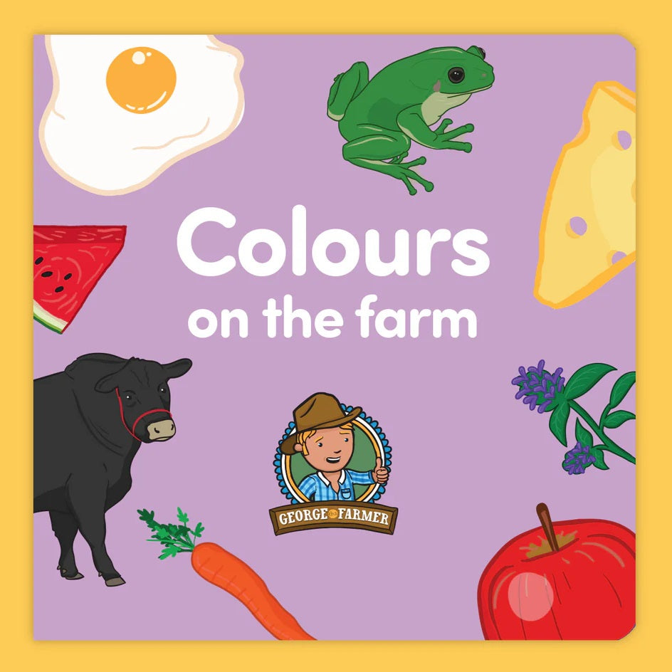 Colours On The Farm (Board Book)