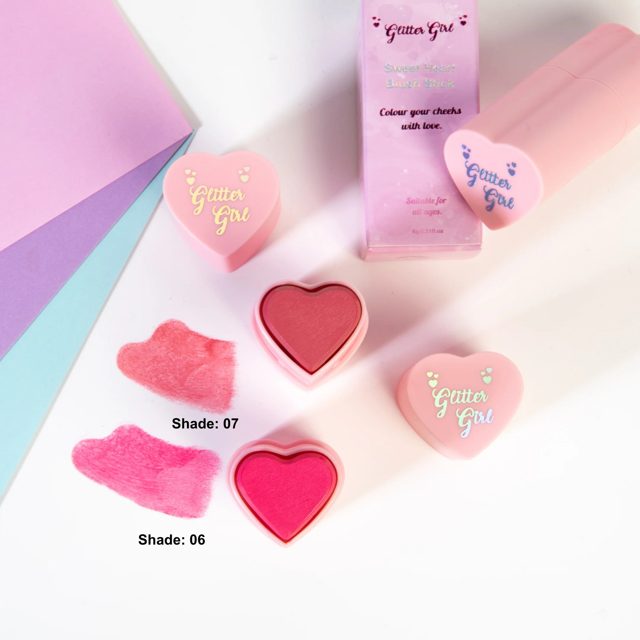 Sweet Heart Blush Stick (Sugar Heart)