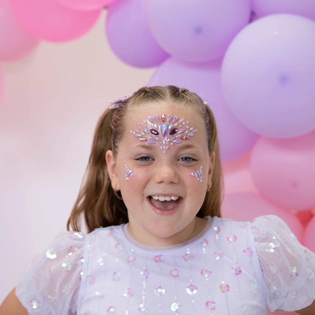 Unicorn Face Gems (Purple Party)