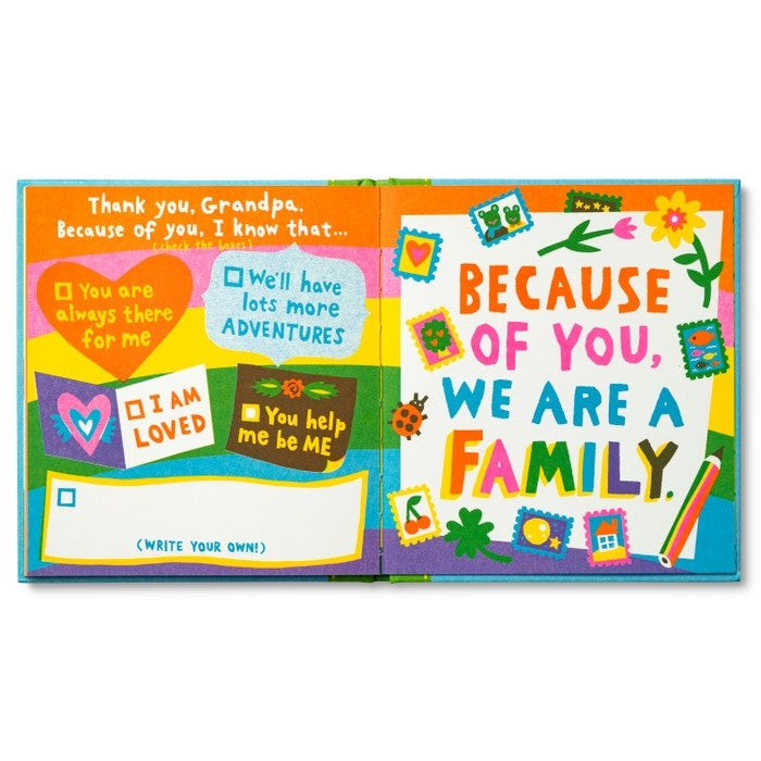 Grandpa I Made You a Book