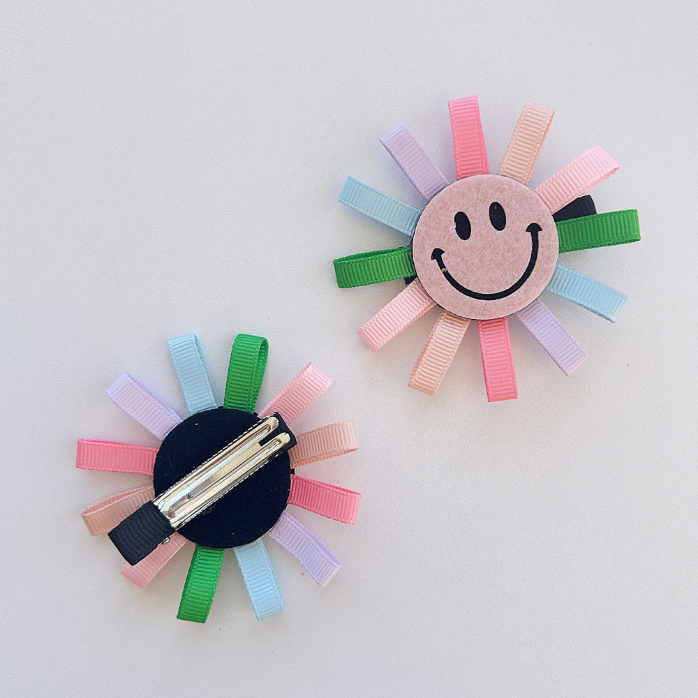 Happy Ribbon Clip (Pastels)