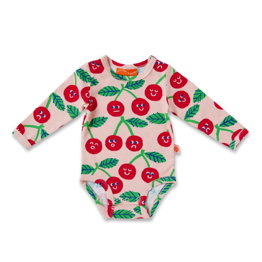 Cheeky Cherry Long Sleeve Bodysuit