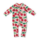 Cheeky Cherry Long Sleeve Romper