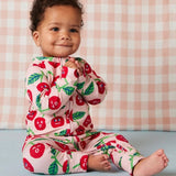 Cheeky Cherry Long Sleeve Romper