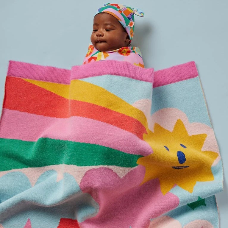 Rainbow Valley Baby Blanket
