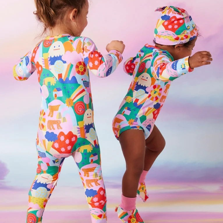 Rainbow Valley Long Sleeve Bodysuit