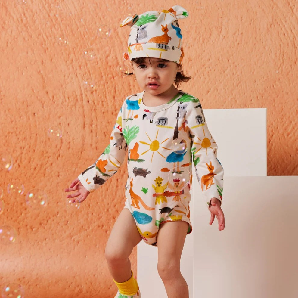 Yo`s Country Long Sleeve Bodysuit