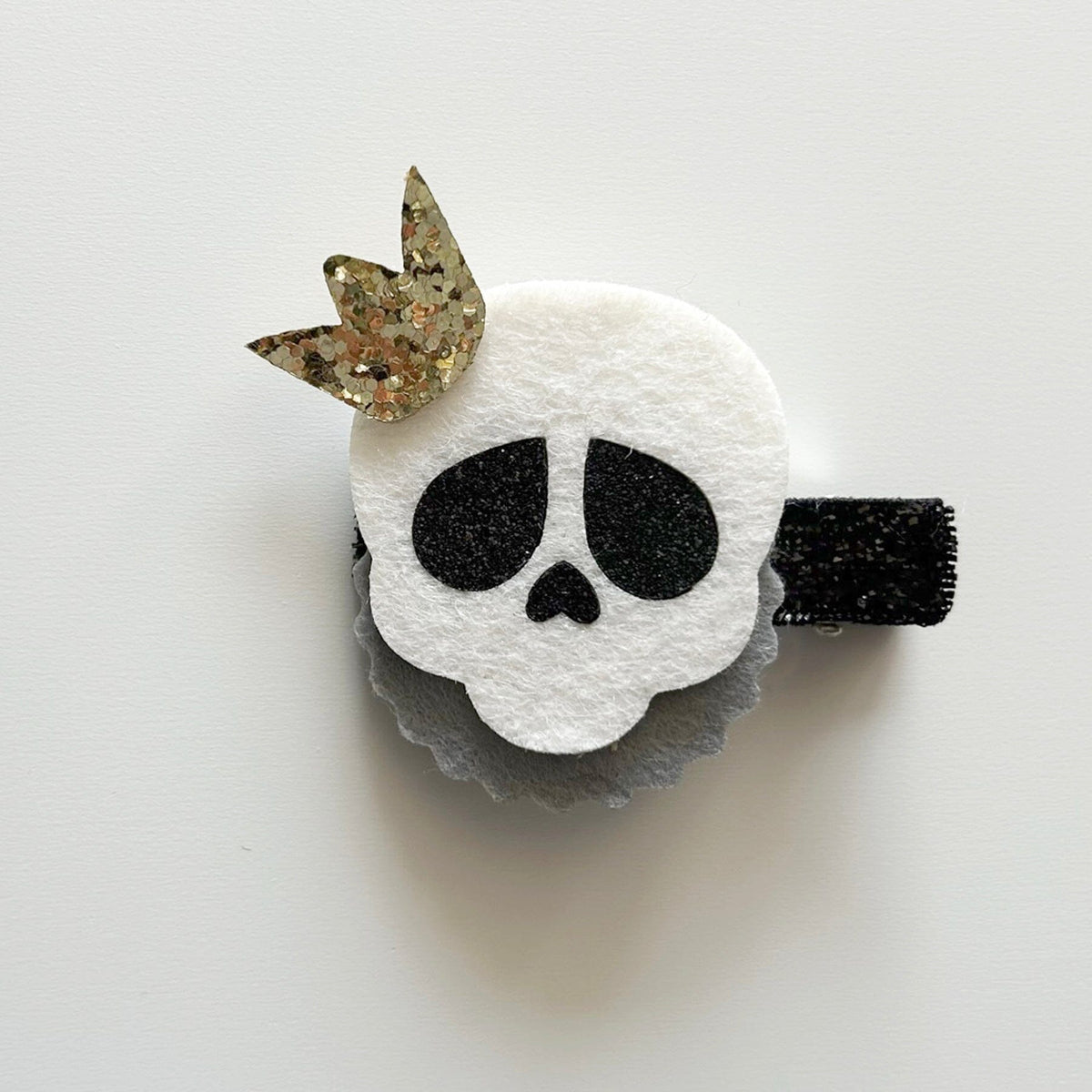 Crown Skull Hair Clip