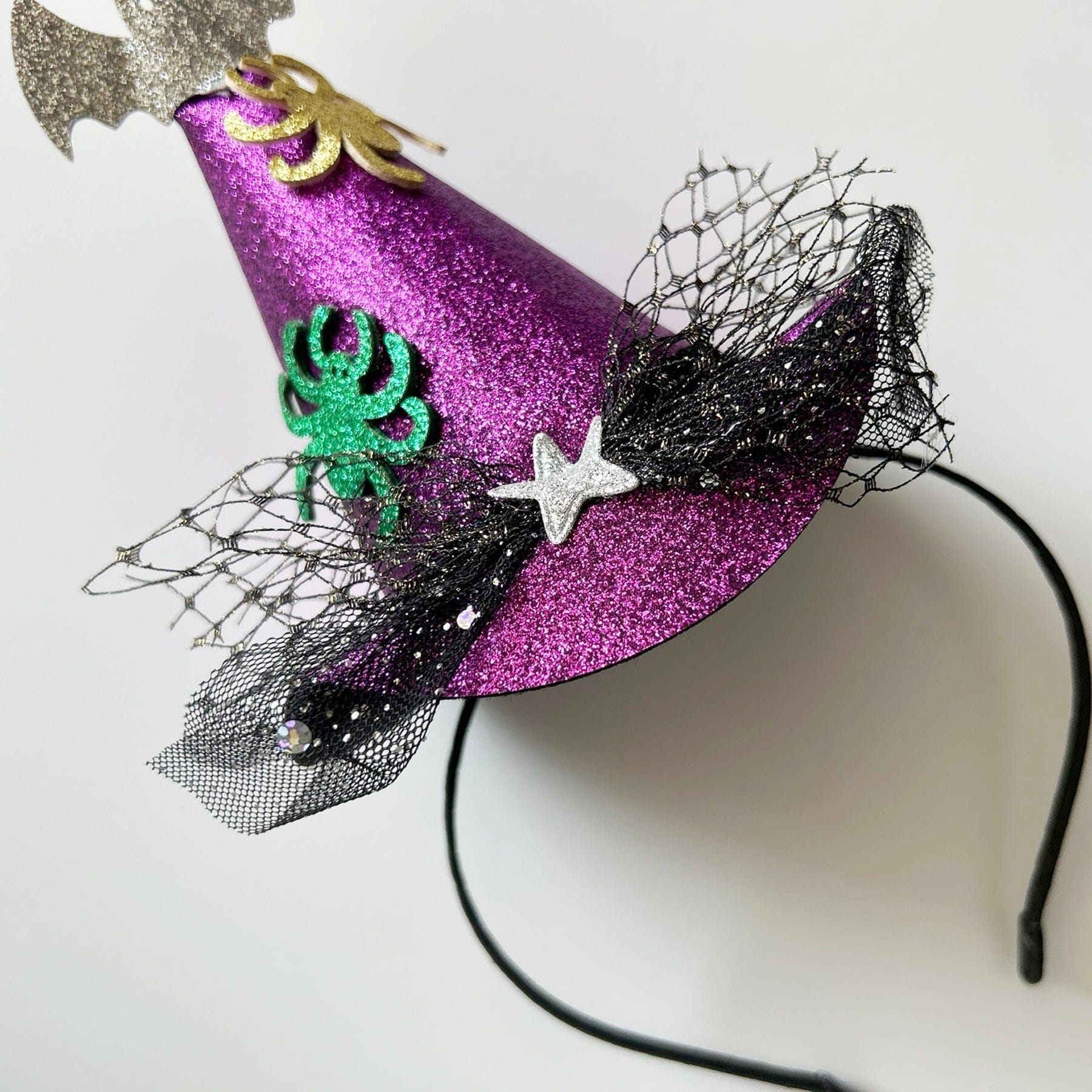 Witches Hat Headband (Purple)