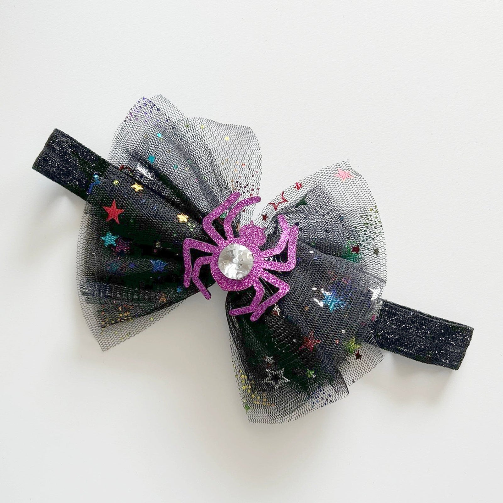 Spider, Star & Tulle Stretch Headband