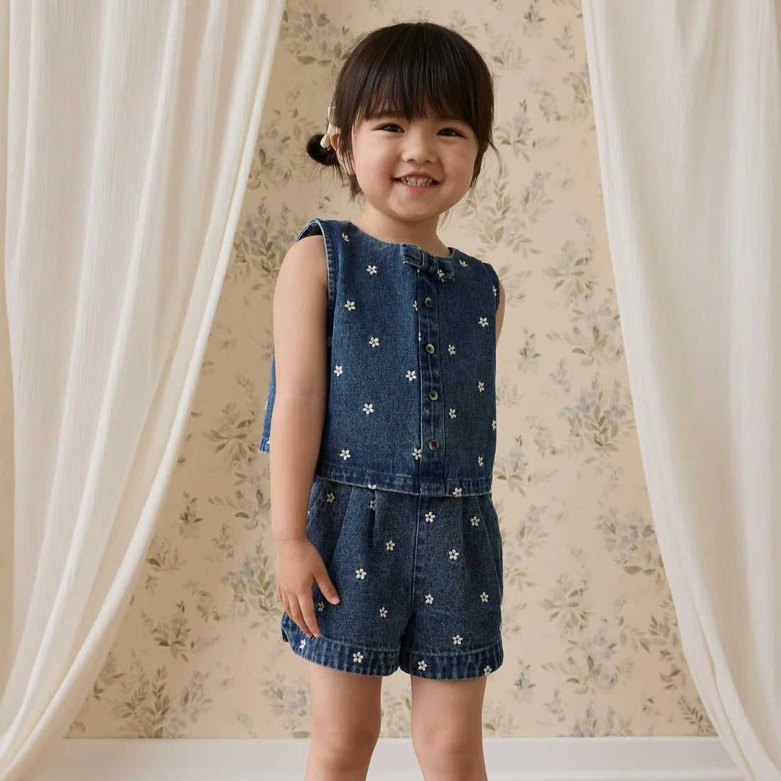 Jardine Short (Josie Floral Denim)
