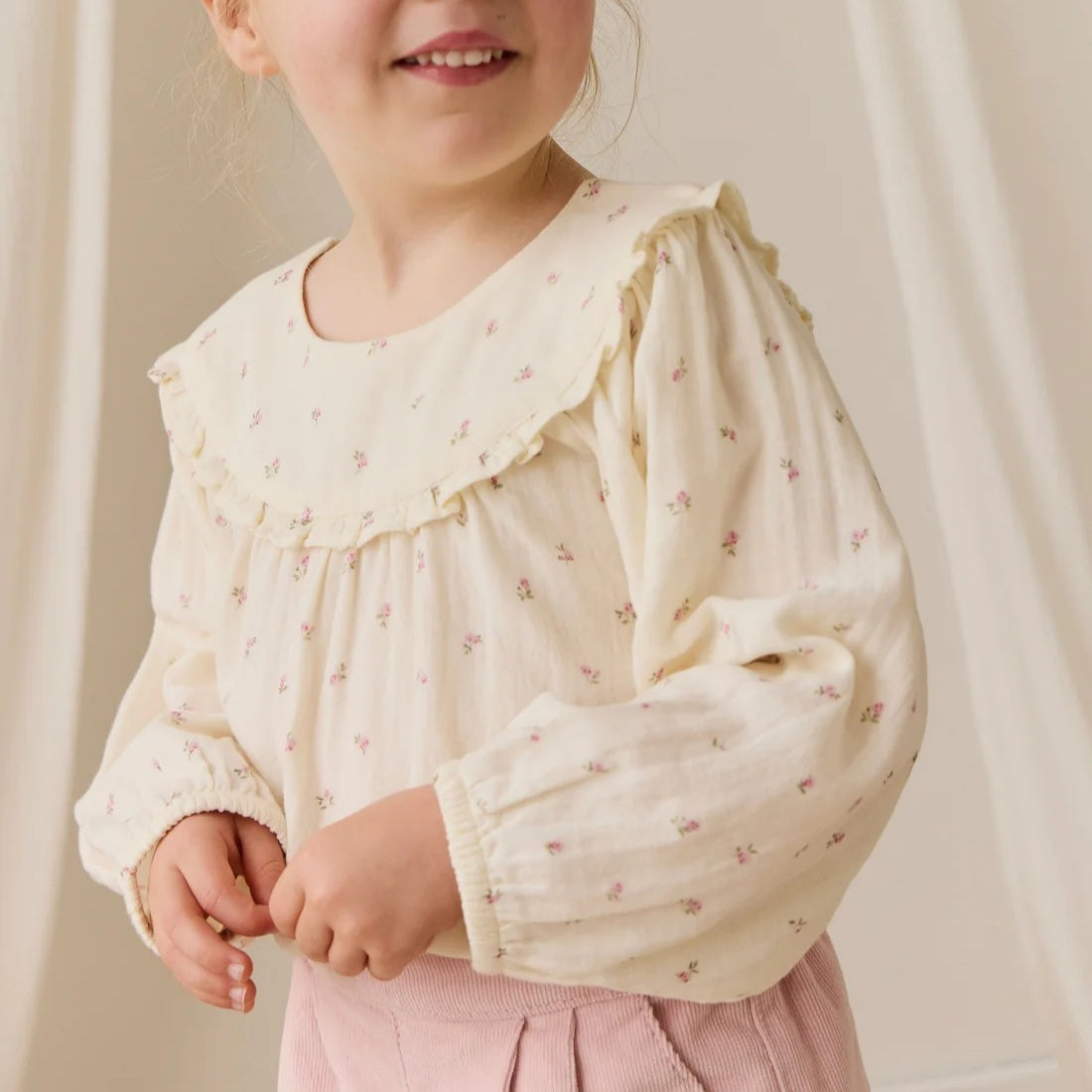 Muslin Amira Blouse (Willow Rose)
