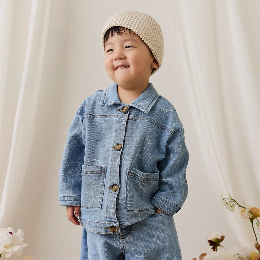 Axel Jacket (Bowie Bear Denim)