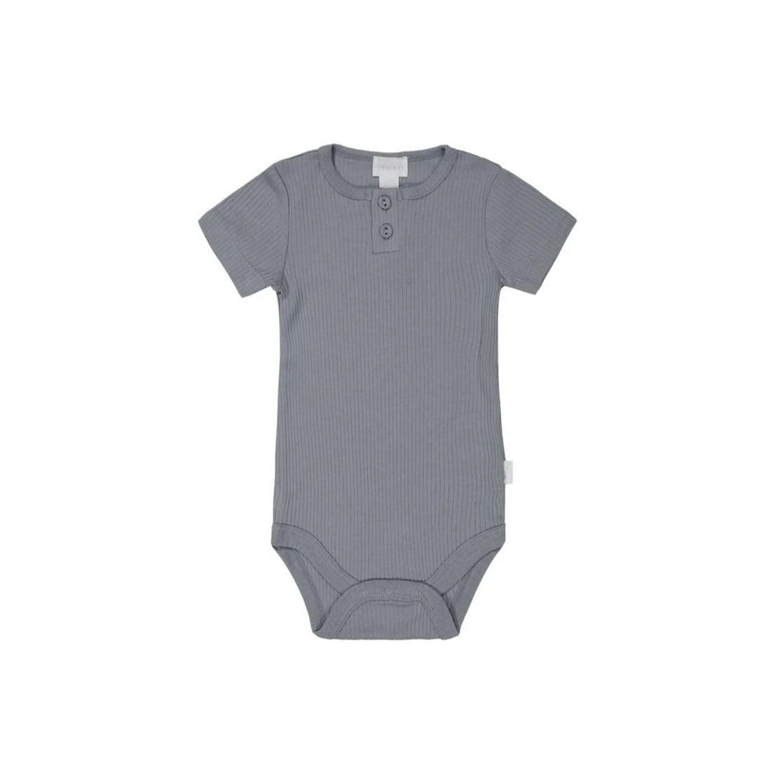 Organic Cotton Modal Darcy Rib Tee Bodysuit (Finch)