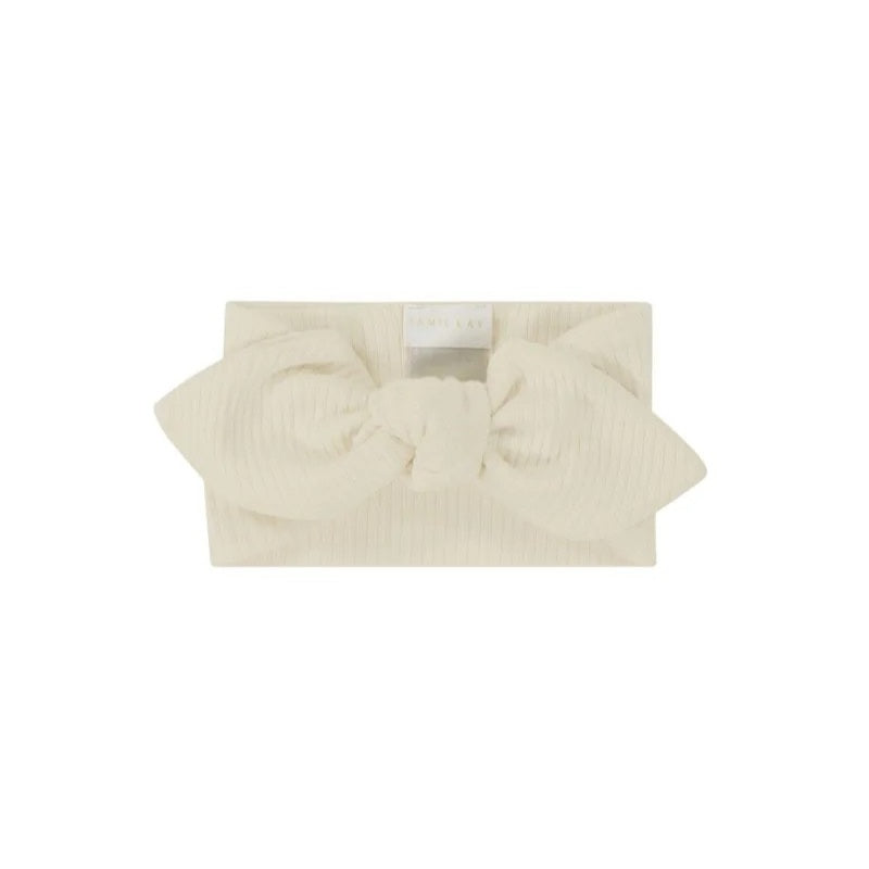 Organic Cotton Modal Lilian Headband (Cloud)
