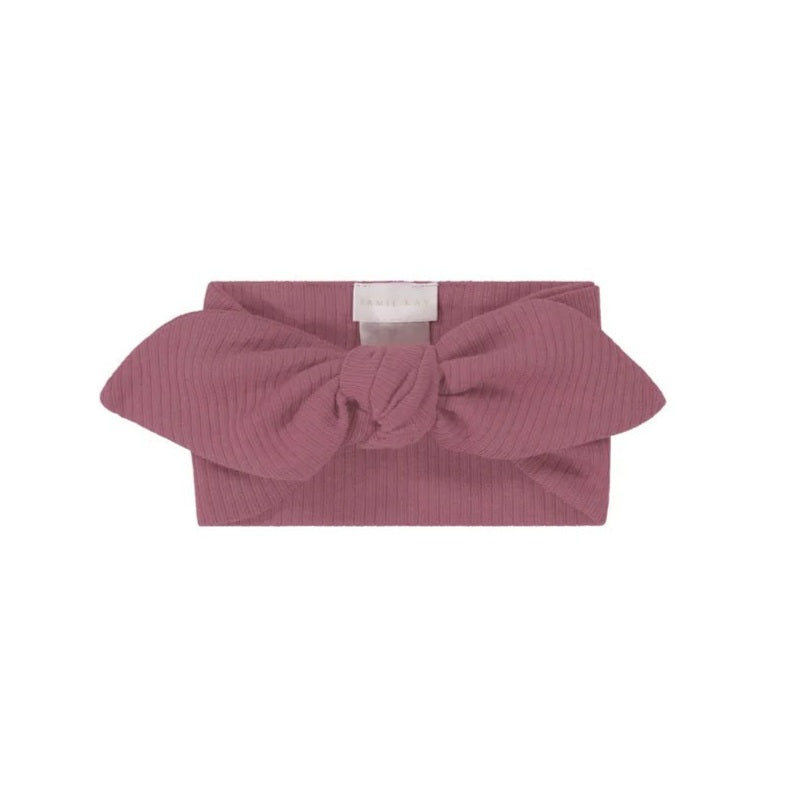 Organic Cotton Modal Lilian Headband (Rosette)