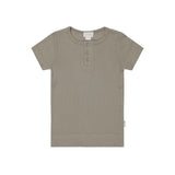 Organic Cotton Modal Henley Tee (Twig)