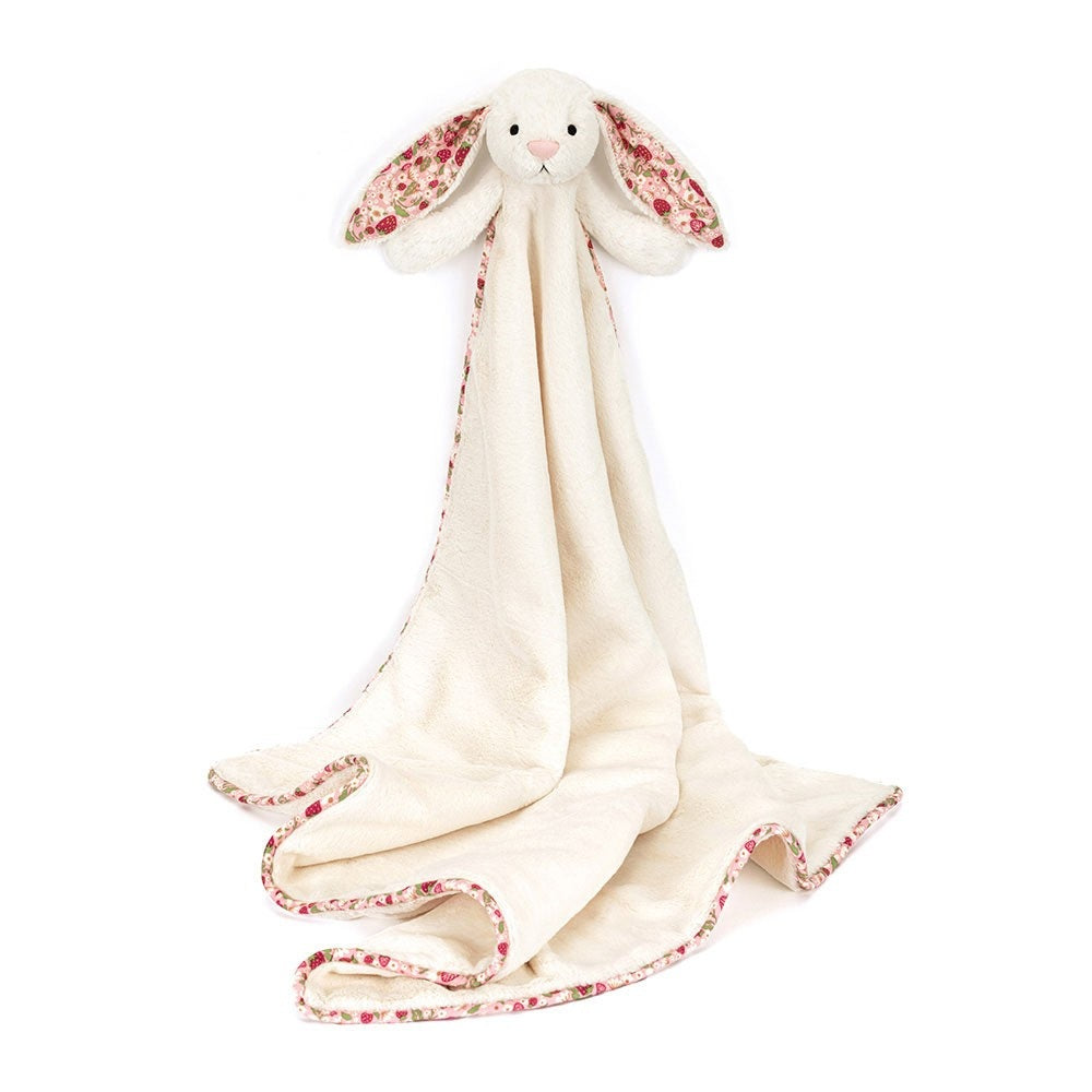 Blossom Cream Bunny Berry Blankie