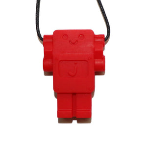 Red Robot Chew Pendant