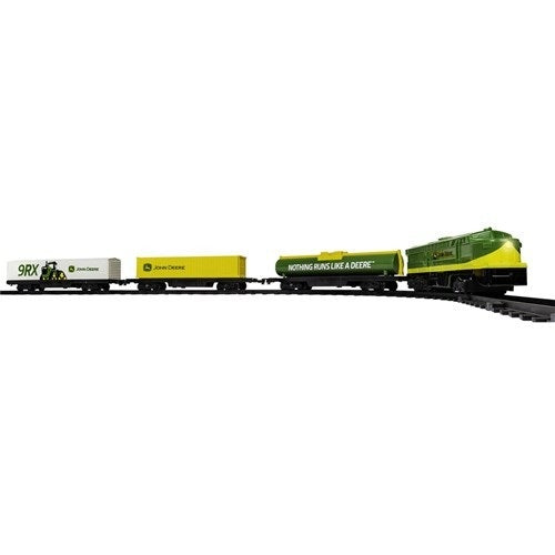 John Deere Battery Operated Mini Diesel 28 Piece Train Set