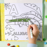 Alphabet Safari Colouring Kit