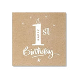 First Birthday Small Greeting Card