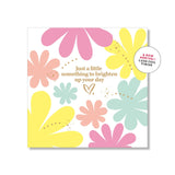 A little Card To Brighton Your Day Small Greeting Card