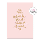 Amazing Human… Greeting Card