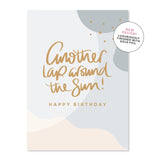 Another Lap around The Sun Greeting Card