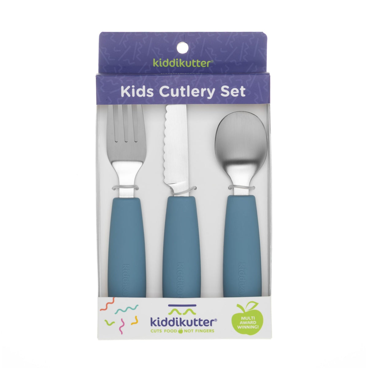 Kiddikutter Cutlery Set (Sky Blue)