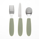 Kiddikutter Cutlery Set (Sage)