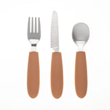 Kiddikutter Cutlery Set (Peach Fuzz)
